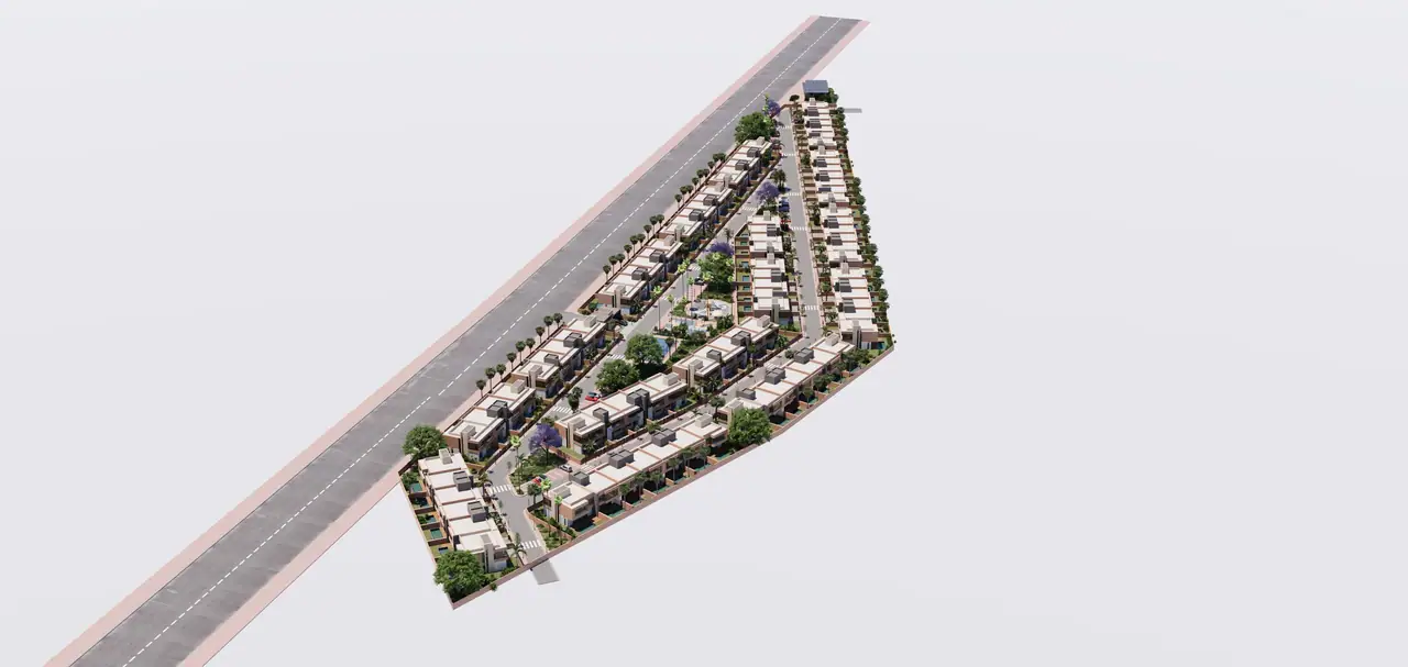 Maquette orbitale du programme Peninsula — faites glisser pour la faire tourner