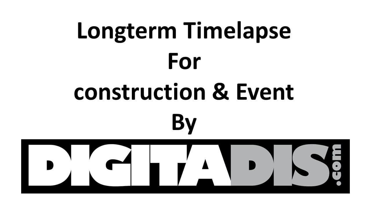 Time-lapse du chantier d'un centre commercial, réalisé par DIGITADIS